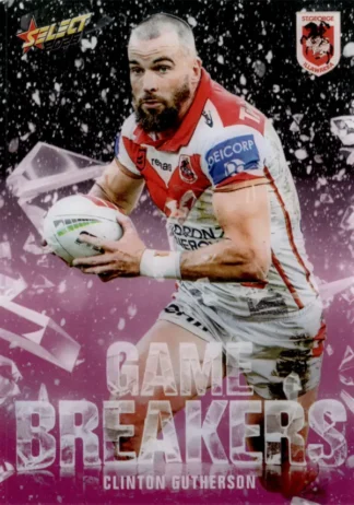 2026 NRL League Heroes Game Breakers Pink - GBP55 Clinton Gutherson St George Dragons