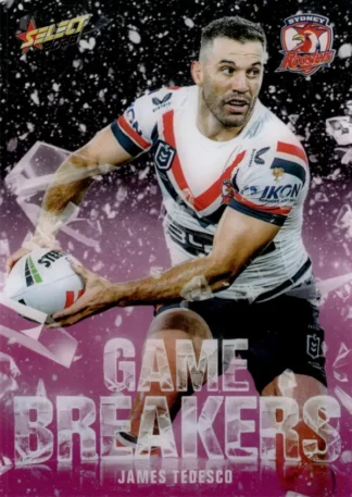 2026 NRL League Heroes Game Breakers Pink - GBP57 James Tedesco Sydney Roosters