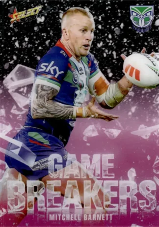 2026 NRL League Heroes Game Breakers Pink - GBP61 Mitchell Barnett Warriors