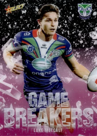2026 NRL League Heroes Game Breakers Pink - GBP63 Luke Metcalf Warriors