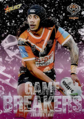 2026 NRL League Heroes Game Breakers Pink - GBP66 Jarome Luai Wests Tigers