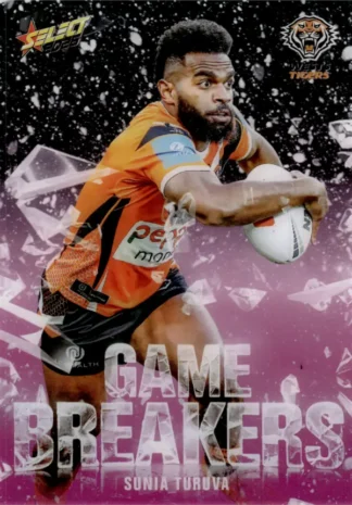 2026 NRL League Heroes Game Breakers Pink - GBP68 Sunia Turuva Wests Tigers