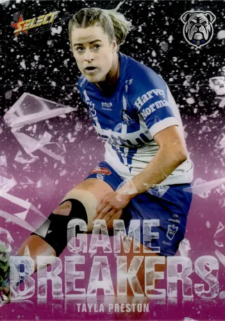2026 NRL League Heroes Game Breakers Pink - GBP71 Tayla Preston Canterbury Bulldogs