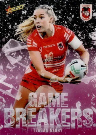 2026 NRL League Heroes Game Breakers Pink - GBP77 Teagan Berry St George Dragons