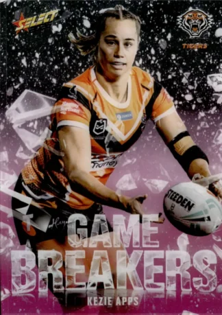 2026 NRL League Heroes Game Breakers Pink - GBP80 Kezie Apps Wests Tigers