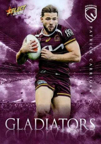 2026 NRL League Heroes Gladiators - G001 Patrick Carrigan Brisbane Broncos