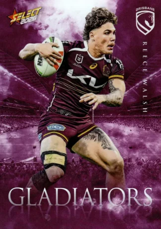2026 NRL League Heroes Gladiators - G009 Reece Walsh Brisbane Broncos