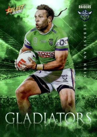 2026 NRL League Heroes Gladiators - G011 Sebastian Kris Canberra Raiders