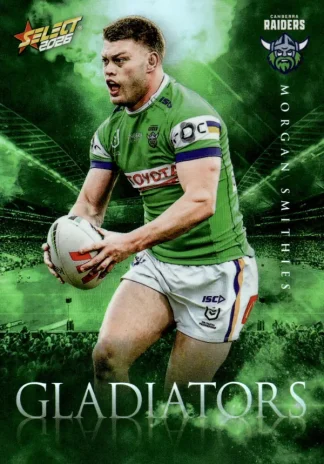 2026 NRL League Heroes Gladiators - G013 Morgan Smithies Canberra Raiders