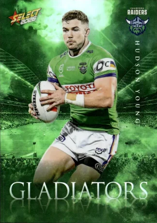 2026 NRL League Heroes Gladiators - G018 Hudson Young Canberra Raiders