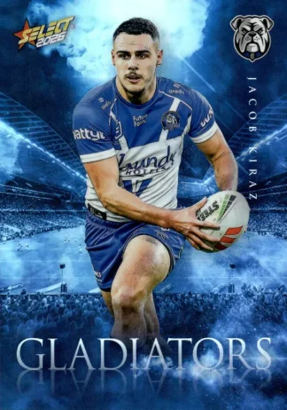 2026 NRL League Heroes Gladiators - G024 Jacob Kiraz Canterbury Bulldogs