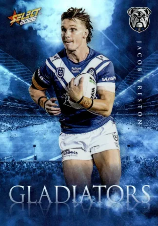 2026 NRL League Heroes Gladiators - G026 Jacob Preston Canterbury Bulldogs
