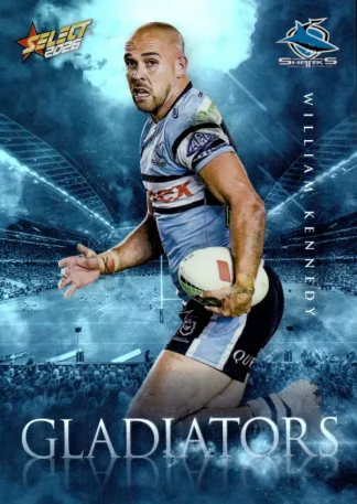 2026 NRL League Heroes Gladiators - G031 William Kennedy Cronulla Sharks