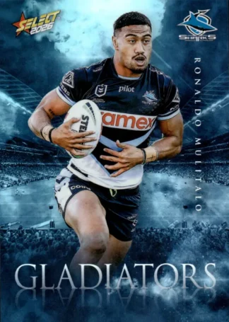2026 NRL League Heroes Gladiators - G033 Ronaldo Mulitalo Cronulla Sharks