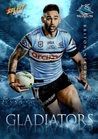 2026 NRL League Heroes Gladiators - G034 Briton Nikora Cronulla Sharks
