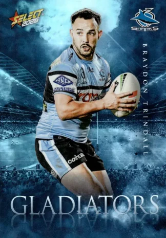 2026 NRL League Heroes Gladiators - G036 Braydon Trindall Cronulla Sharks