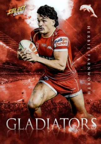2026 NRL League Heroes Gladiators - G037 Herbie Farnworth Dolphins