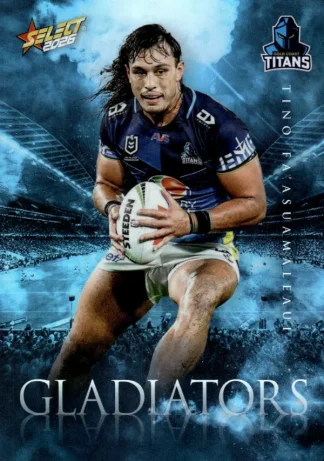 2026 NRL League Heroes Gladiators - G049 Tino Fa’asuamaleaui Gold Coast Titans