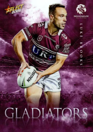 2026 NRL League Heroes Gladiators - G055 Luke Brooks Manly Sea Eagles