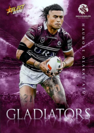 2026 NRL League Heroes Gladiators - G058 Haumole Olakau’atu Manly Sea Eagles
