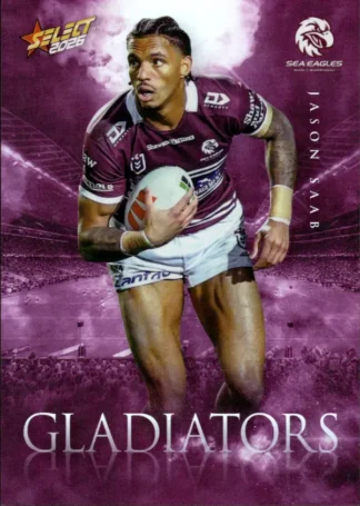 2026 NRL League Heroes Gladiators - G060 Jason Saab Manly Sea Eagles