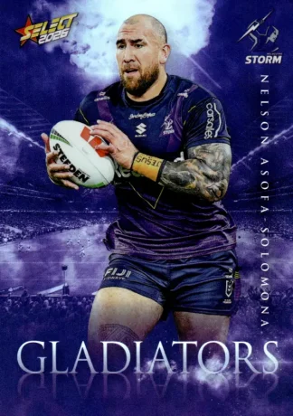 2026 NRL League Heroes Gladiators - G064 Nelson Asofa-Solomona Melbourne Storm