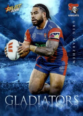 2026 NRL League Heroes Gladiators - G076 Greg Marzhew Newcastle Knights