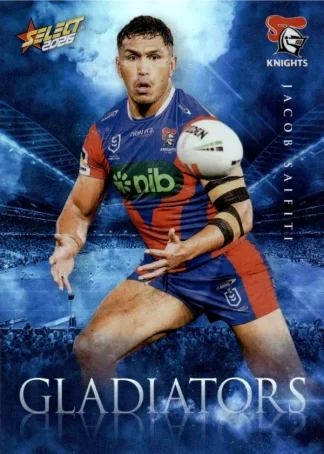 2026 NRL League Heroes Gladiators - G079 Jacob Saifiti Newcastle Knights