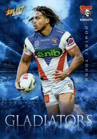 2026 NRL League Heroes Gladiators - G081 Dominic Young Newcastle Knights