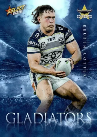 2026 NRL League Heroes Gladiators - G083 Reuben Cotter North QLD Cowboys