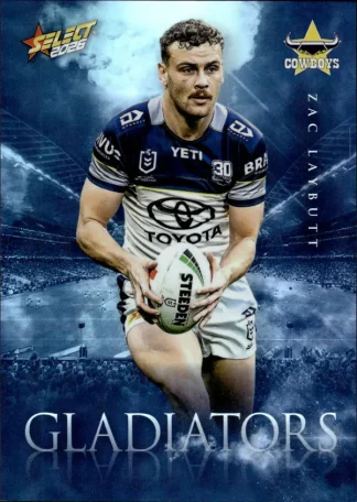 2026 NRL League Heroes Gladiators - G087 Zac Laybutt North QLD Cowboys