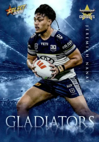 2026 NRL League Heroes Gladiators - G088 Jeremiah Nanai North QLD Cowboys
