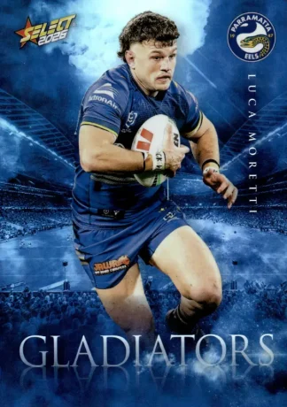 2026 NRL League Heroes Gladiators - G093 Luca Moretti Parramatta Eels