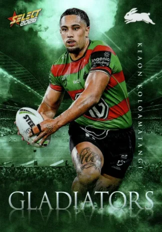 2026 NRL League Heroes Gladiators - G112 Keaon Koloamatangi South Sydney Rabbitohs