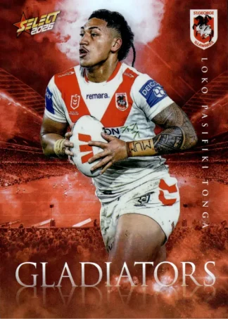 2026 NRL League Heroes Gladiators - G124 Loko Pasifiki Tonga St George Dragons