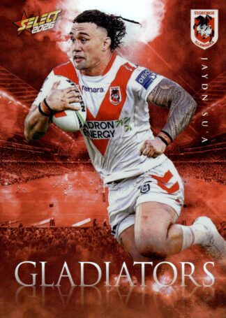 2026 NRL League Heroes Gladiators - G125 Jaydn Su’a St George Dragons
