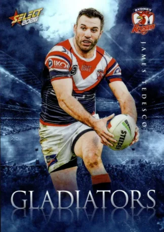 2026 NRL League Heroes Gladiators - G131 James Tedesco Sydney Roosters