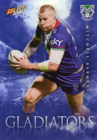 2026 NRL League Heroes Gladiators - G136 Mitchell Barnett Warriors
