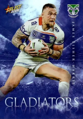 2026 NRL League Heroes Gladiators - G139 James Fisher-Harris Warriors
