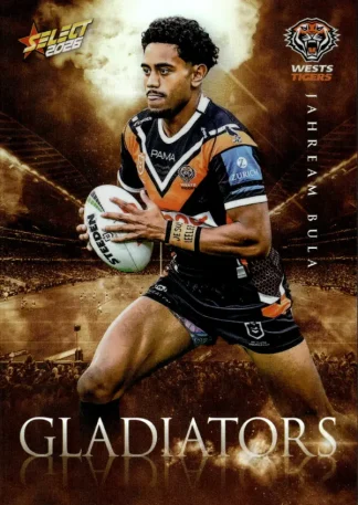 2026 NRL League Heroes Gladiators - G145 Jahream Bula Wests Tigers