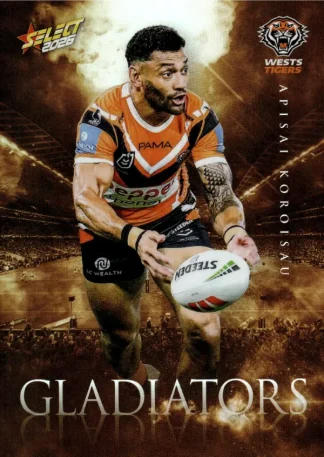 2026 NRL League Heroes Gladiators - G147 Apisai Koroisau Wests Tigers