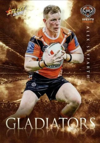 2026 NRL League Heroes Gladiators - G151 Alex Seyfarth Wests Tigers