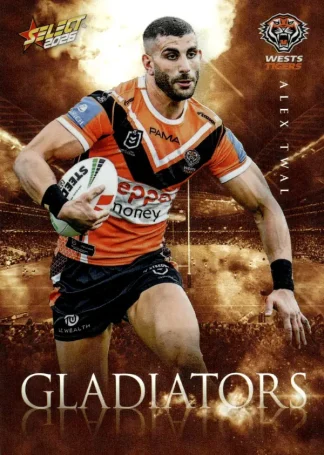 2026 NRL League Heroes Gladiators - G153 Alex Twal Wests Tigers