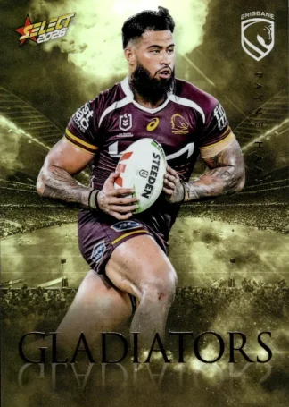 2026 NRL League Heroes Gladiators Gold - GG002 Payne Haas Brisbane Broncos