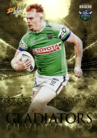 2026 NRL League Heroes Gladiators Gold - GG007 Corey Horsburgh Canberra Raiders