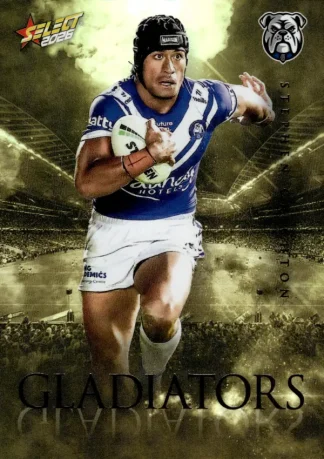 2026 NRL League Heroes Gladiators Gold - GG014 Stephen Crichton Canterbury Bulldogs