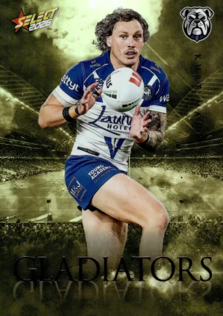 2026 NRL League Heroes Gladiators Gold - GG017 Kurt Mann Canterbury Bulldogs