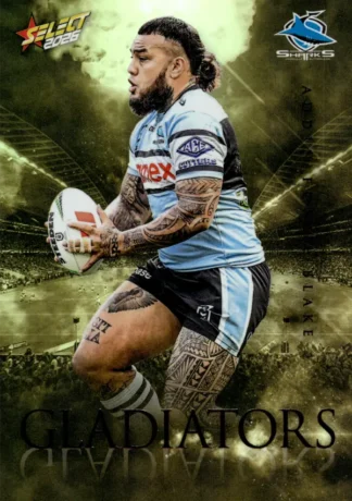 2026 NRL League Heroes Gladiators Gold - GG020 Addin Fonua-Blake Cronulla Sharks
