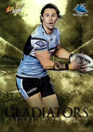2026 NRL League Heroes Gladiators Gold - GG021 Nicholas Hynes Cronulla Sharks