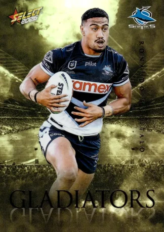 2026 NRL League Heroes Gladiators Gold - GG023 Ronaldo Mulitalo Cronulla Sharks